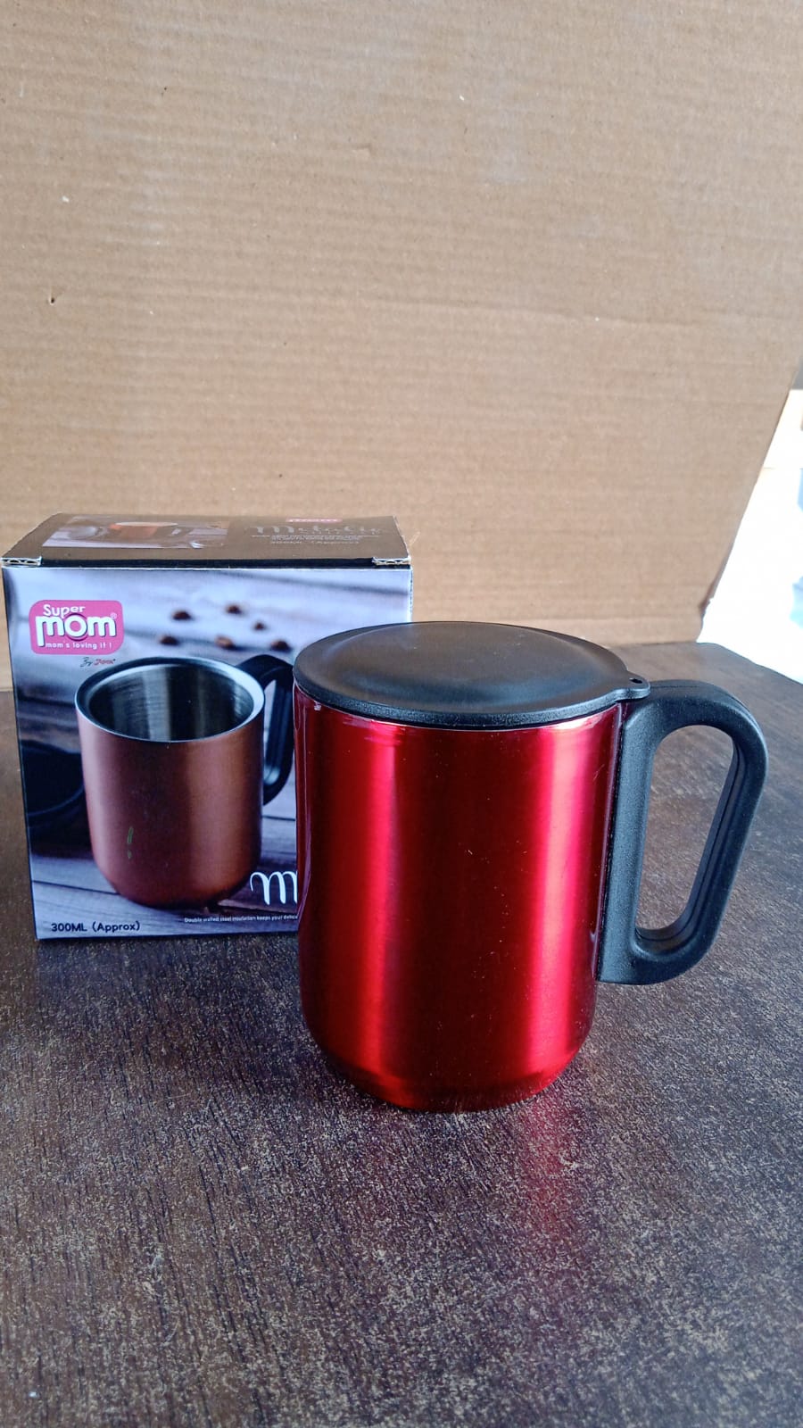 Supermom Stainless Steel Metallic Coffee Mug Approx 300ml (1 Pc) Supermom Stainless Steel Metallic Coffee Mug Approx 300ml (1 Pc)
